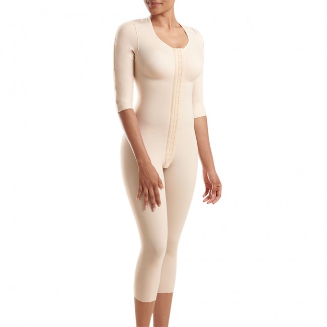 Marena Compression Bodysuit with 3/4 Sleeves